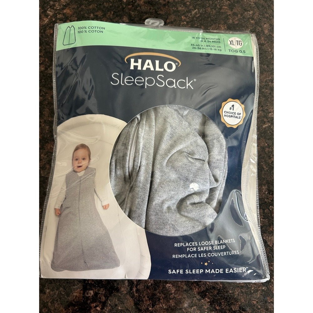 Halo SleepSack Baby Wearable Blanket Gray